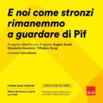 Pif Instagram – Domani a Milano, in due posti diversi…