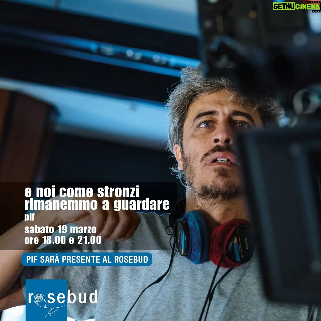 Pif - 1.6K Likes - Domani a Reggio Emilia... @cinemarosebud