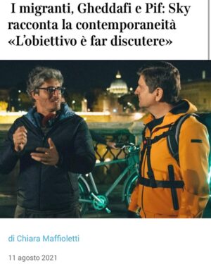 Pif Instagram - “E NOI COME STRONZI RIMANEMMO A GUARDARE”. 

È ufficiale: il mio terzo film uscirà questo autunno (con un anno e mezzo di ritardo per via del covid). 

Protagonisti #FabioDeLuigi e @ileniapastorelli. 
Al loro fianco tantissimi altri tra cui me medesimo! 

Più avanti vi darò tutti i dettagli.

Inoltre, sempre in autunno, usciranno le nuove puntate de #iltestimone.