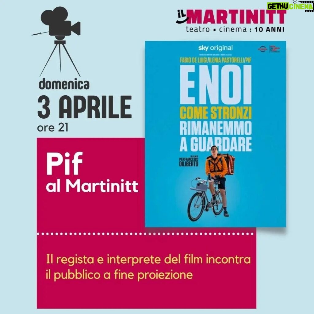 Pif Instagram - Domani a Milano, in due posti diversi...