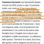 Pif Instagram - “E NOI COME STRONZI RIMANEMMO A GUARDARE”. È ufficiale: il mio terzo film uscirà questo autunno (con un anno e mezzo di ritardo per via del covid). Protagonisti #FabioDeLuigi e @ileniapastorelli. Al loro fianco tantissimi altri tra cui me medesimo! Più avanti vi darò tutti i dettagli. Inoltre, sempre in autunno, usciranno le nuove puntate de #iltestimone.