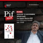 Pif Instagram - Questa sera a Roma, con Francesco Piccolo.
