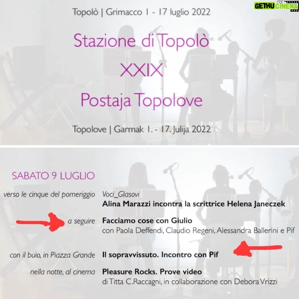 Pif Instagram - Domani sera a Topolò si parlerà di Giulio Regeni e, dopo cena, di un anno di radio con i Sopravvissuti!