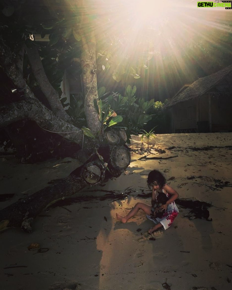 Pihla Viitala - 1.3K Likes - Couple of years ago our trip to paradise🌴🌴🌴she played with the local puppies all day long