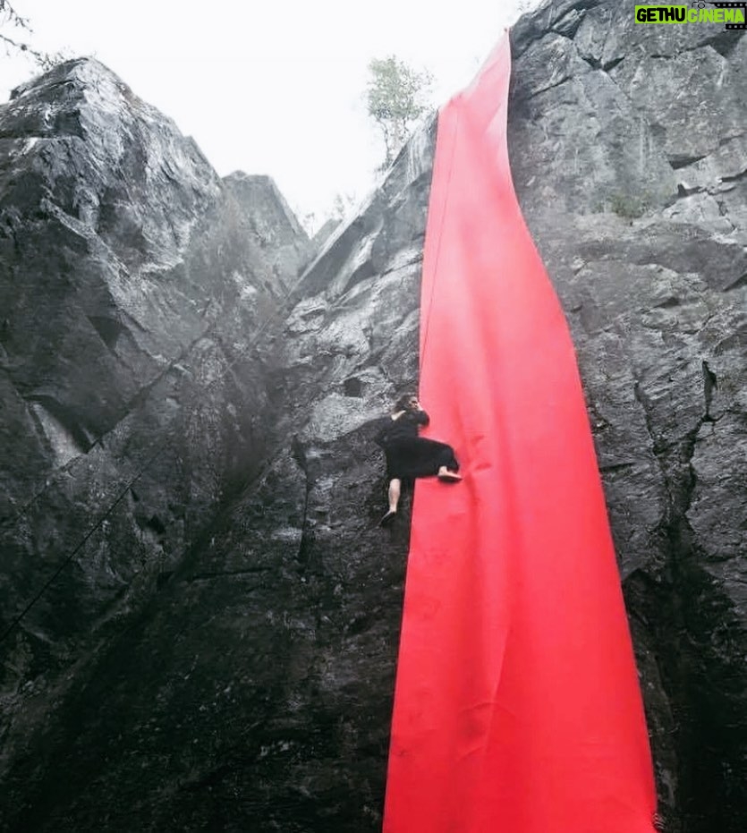 Pihla Viitala Instagram - I was climbing three years ago. It was a bit rainy day. 📸@anttiluusuaniemi