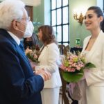 Pilar Fogliati Instagram - 😍 Onorata di aver presentato la cerimonia dei candidati al @premidavid al Quirinale di fronte al Presidente Mattarella! Che emozione e che onore! Grazie ad @andreasmercante Look @giorgioarmani Mua @giulialuciani_mua H @fulviatellone 🤍 Palazzo del Quirinale