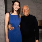 Pilar Fogliati Instagram - Con il Re @giorgioarmani 🦋 @stellagiannetti