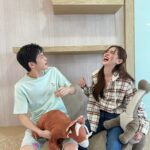 Pimchanok Luevisadpaibul Instagram - ง้องแง้งกับเงอะงะ ทอมกับเจอรี่ ขำกลิ้งลิงกับหมา 🤪🤪@marchutavuth