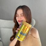 Pimchanok Luevisadpaibul Instagram - 💛 สุดๆ โกลด์คอลลาเจน @amadothailand ทานเองก็ดี๊ดีเป็นของขวัญให้คนที่คุณรักยิ่งดีใหญ่ บ้านใบทานกันทั้งครอบครัว #amadothailand #amadocollagen
