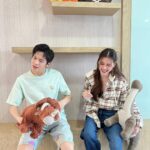 Pimchanok Luevisadpaibul Instagram - ง้องแง้งกับเงอะงะ ทอมกับเจอรี่ ขำกลิ้งลิงกับหมา 🤪🤪@marchutavuth