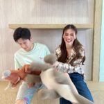 Pimchanok Luevisadpaibul Instagram - ง้องแง้งกับเงอะงะ ทอมกับเจอรี่ ขำกลิ้งลิงกับหมา 🤪🤪@marchutavuth