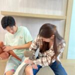 Pimchanok Luevisadpaibul Instagram - ง้องแง้งกับเงอะงะ ทอมกับเจอรี่ ขำกลิ้งลิงกับหมา 🤪🤪@marchutavuth