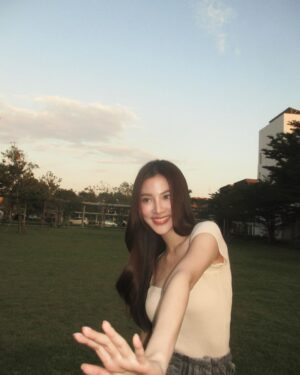 Pimchanok Luevisadpaibul Instagram - มุมุมิมิ 😝 

#beautynewbie #หัวใจไม่มีปลอม