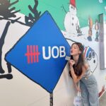 Pimchanok Luevisadpaibul Instagram - 💙🐶 👧🏻🧒🏻 #uobxpeanuts MRT พหลโยธิน