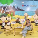 Pimchanok Luevisadpaibul Instagram - 💙🐶 👧🏻🧒🏻 #uobxpeanuts MRT พหลโยธิน