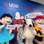 Pimchanok Luevisadpaibul Instagram - 💙🐶 👧🏻🧒🏻 #uobxpeanuts MRT พหลโยธิน