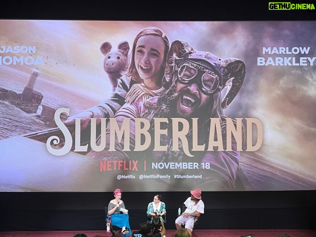 Pinar Toprak Instagram - Great time attending a sneak peek screening of “Slumberland” last week. This film is so special in every way. @marlowbarkley is absolutely amazing and I guarantee you’ve never seen this side of @prideofgypsies before. Can’t wait for you all to see it next month!