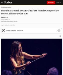Pinar Toprak Instagram - Loved getting to talk to MeiMei Fox of @forbes about my process with @captainmarvelofficial, Thursday Night Football @nflonprime, and everything that led me here. Link to the full article in my bio!