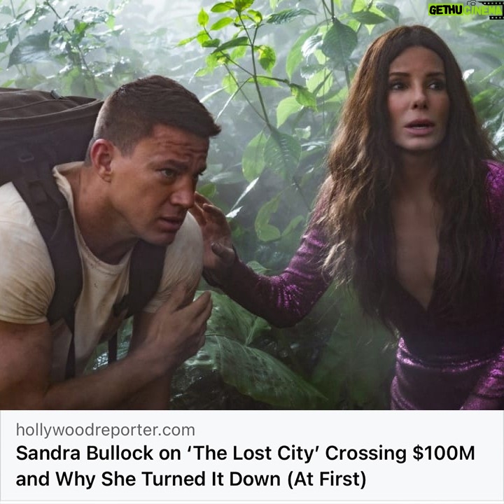 Pinar Toprak Instagram - Congrats to @adamnee, @aarondnee, @lizacliza, and the the whole @lostcitymovie team at @paramountpics for crossing the $100m mark!