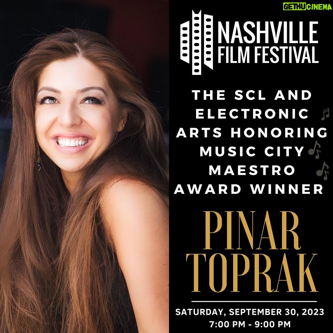 Pinar Toprak Instagram - Grateful to be honored by the @_the_scl and @ea at @nashfilmfest!
