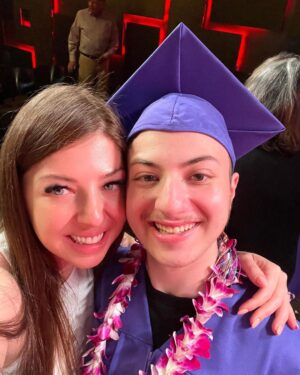 Pinar Toprak Instagram - My son just graduated from high school. He is an incredibly talented musician, he is kind, compassionate, insanely funny and also happens to be trans. He is alive and thriving today because of the gender affirming care he received at the age of 12. 

So I say this with love to every ignorant person who has no idea of the implications they have on lives when they say and do things against a community that is absolutely incredible, beautiful and also so fragile, please open your minds and your hearts. Your “harmless” thoughts and words spread and cause so much hurt and pain. 

And @noah.toprak , there are no words to describe my love, gratitude and pride for you. I’m honored to be your mom. Forever and always. You did it baby! ❤️🏳️‍⚧️ 🎶