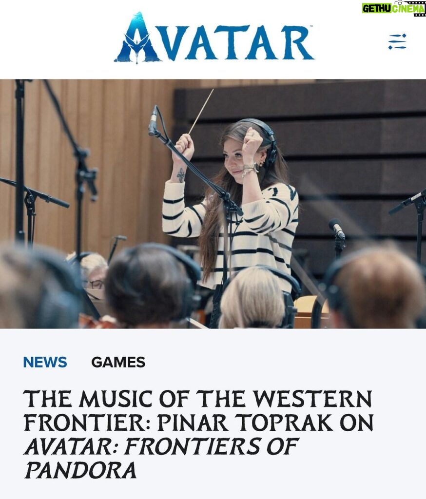 Pinar Toprak Instagram - My interview with Lightstorm Entertainment during the press conference for Avatar: Frontiers of Pandora is now live. Link in bio.