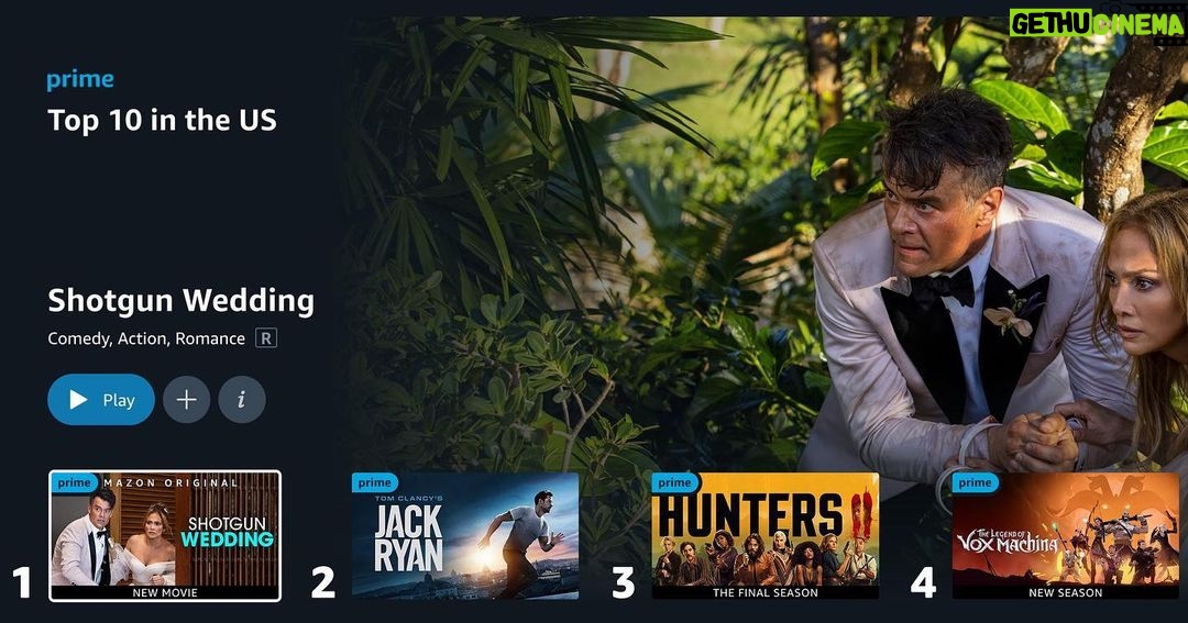 Pinar Toprak Instagram - So excited to share that @shotgunweddingmovie is #1 on @primevideo in the U.S today!