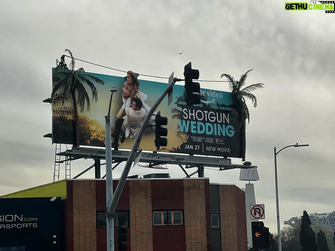 Pinar Toprak Instagram - First @shotgunweddingmovie poster sighting! I’m getting excited for everyone to watch (and listen 😉) this fun movie🍿