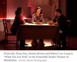 Pisay Pao Instagram - A not-so-little bird (@mrpaulmarchand) told me our little show made it into the New York F***kin’ Times!!!😳🤪🥳 
But honestly I can’t get over the gorgeous bouquet he sent me on opening night. 😧😭🥰 #lucklady #newyorktimes #offbroadway 🙏🏽❤️