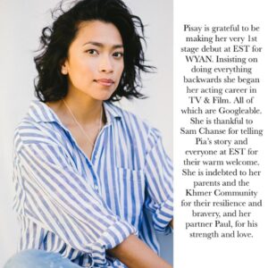 Pisay Pao Instagram - Not bad for my 1st Off Broadway bio…Tickets🎟 on sale now @estnyc 
📸: @aliciapollett 
❤️: @mrpaulmarchand