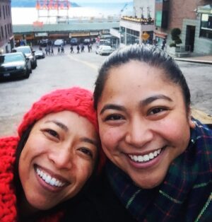 Pisay Pao Instagram - Happy Freaking Birthday to my BEAUTIFUL sis’ @alanapich 😍🌈🎂🍻
You are a gorgeous human. Inside and out. And even though I’m older I’ll always look up to you. Because you’re taller than me. And wiser. 👵🏽 Love you forever. ♾️❤️ 
-Bhong