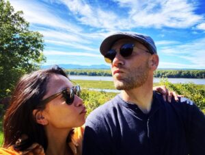 Pisay Pao Instagram - Running, Jumping, Climbing Trees, and  Making Faces with @mrpaulmarchand. 
#hudsonvalley #autumnvibes🍁 #thecatskillsarealive ❤️🧡💛💚