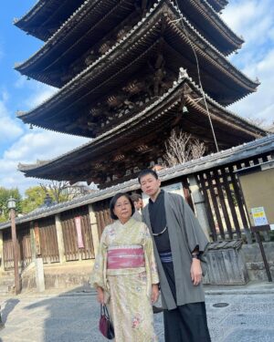 Pitchatorn Santinatornkul Instagram - 🩷🩷🩷 #kyoto before 2024 🌈