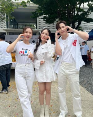 Pitchatorn Santinatornkul Instagram - ฝากติดตามกันด้วยนะคะ 😘🩷🙈
#บวงสรวงซีรีส์พิทรูซีเจ2023