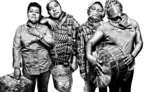 Platon Instagram - (1/2) alina diaz. “This is a picture about exploitation, perception, and above all, courage. THESE WOMEN are all farm workers in the USA. The lady on the left has her hand on her heart - she is my friend, my hero, and her name is Alina Diaz. Alina has dedicated her life to fighting for the rights of women who are undocumented farm workers in the United States. At the time this picture was taken, it was estimated that 50% of all farm workers in the US were undocumented. Colleagues of mine, in the human rights community, have urged me not to show this picture when campaigning for immigration reform. They claim, that the two masked women on the right look menacing, and play into the perception that undocumented immigrants are bandits and criminals. I AM HORRIFIED BY THIS NOTION. I know THESE WOMEN and nothing could be further from the truth - they are not in America to threaten or steal - NO - they are in fact the most vulnerable members of society, living in the shadows of injustice. If you work in the fields you are supposed to wear projective clothing to guard against poisonous pesticides - THESE WOMEN are given nothing - they cover their mouths and noses with handkerchiefs and cotton bandanas. Their clothes are disheveled - baggy and masculine - THESE WOMEN have learnt from experience not to wear fitted, attractive, and feminine garb - it sexually arouses male predators in the field. THESE WOMEN face sexual harassment and sexual violence on a daily basis. Should we allow the architects of intolerance to shape our human rights narrative? - No my leaders - we must dare to challenge tribal perception first - only then, can we confidently humanize the data. I am a man who lives and thrives in a great city called THE BIG APPPLE. A city nicknamed after a fruit that abundantly grows in it’s surrounding farms and fields. To the courageous women who pick our apples, I salute you. Standby for Alina’s story....”