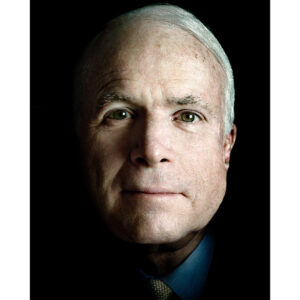 Platon Instagram - john mccain. "I had the great privilege to photograph Senator John McCain many times. The first was back in the mid 1990’s. I was collaborating with John Kennedy Jr. on a large scale photo essay, honoring all the senators and congressmen who had served their country fighting in the Vietnam War. McCain stood out - he was mischievous and fun that day on Capitol Hill. It showed in my picture - a fearless man of conviction who always spoke his mind, ironically covering his mouth. Years later, we met again under different circumstances - now he was running for president and my role was to reflect the heavy responsibility he was carrying. He told me he hated that first portrait - that it was “too artistic” and not “Washington D.C. material.” He said, “make me look like a president this time and I’ll forgive you.” I replied that I could not portray him as anything other than himself. Suddenly, he got it - that moment of empowerment - a chance to project his own authenticity. John McCain rose to the photographic occasion - a dignified man facing a divided nation. With great humility, he believed in service and it showed in my pictures - he was not a physically graceful man - he had sustained permanent injuries from being tortured in Vietnam and this affected his posture and flexibility. But what I captured was his courage, his dignity, and his respect for his country. This was a man whose service was a true measure of his patriotism - a political maverick driven by his moral compass and not by mob rule. The last time we met he pulled me aside and whispered in my ear “you are forgiven.” Ultimately however, my pictures were not of a president to be but of one of the most honorable senators ever to serve on Capitol Hill, unwilling to bend to the split screen - party politics that defines our current turbulent history. Senator John McCain, Requiescat in Pace, I salute you.”