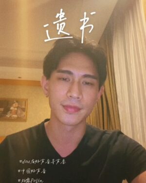 PoLin Tung Instagram - 好久沒發文，遺書這首歌真的好愛，真的謝謝作者創造出這麼美的一首歌。 我常常覺得生命很難，但自己也都很努力的在嘗試在找尋，它高高低低的曲線也許就是要我們看見許多生命裡不同的角度與層面，才能讓這一生沒白費了！