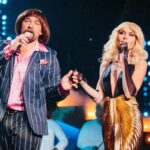 Polina Gagarina Instagram - CIAO RAGAZZI❤️ Gaga Rini и Vasco Vaculecci @bastaakanoggano будут ждать вас 1 января в 22:30 на @1tv🎄Amare Tutti 💋💋💋 #полинагагарина #гагаринапоехали