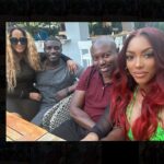 Porsha Williams Guobadia Instagram - Love is in the air for the New year❤️🎊 #KingsandQueens #LoveBirds #Paradise @iamsimonguobadia @akon @rozybn