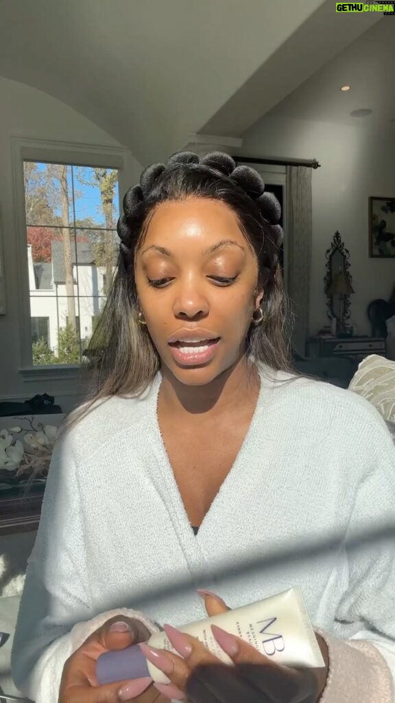 Porsha Williams Guobadia Instagram - Meaningful Beauty changed my life - and my skin! Click the link in my bio to save 25% on your introductory Deluxe System. #MeaningfulBeautyPartner Hair: @gonakedhair