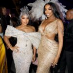 Porsha Williams Guobadia Instagram - Pretty Queens celebrate in NOLA!! Hair: (Sew-in <lace front @gonakedhair) My Gorgeous Gown by: @fitforaqueenatl 🙌🏾🔥 This was the second one I tried on and I knew it was a go !!! 📸 @kapmagazine Kody did it🔥