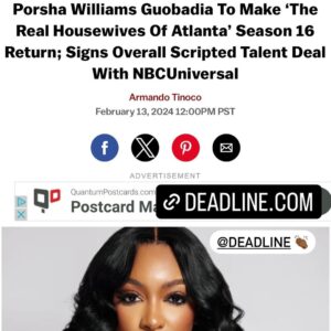 Porsha Williams Instagram - Thank you for all the love #TeamPorsha 🌹😘I’m ready & you’re ready so let’s make HERstory!! 👑🔥Thank you @bravotv @nbcuniversal & Truly Ent Let’s Gooo!! To God be the glory🙏🏾 

PS: ( Babes the OVERALL SCRIPTED deal <Tv, Shows,Movies Etc.>with NBC Universal is separate from Rhoa! Rhoa is still an unscripted reality show.)

@pamperedbyporsha @gonakedhair @meaningfulbeauty @amazonlive 
#Rhoa #BlackHistory  #OverallTalentDeal #Actress #BlessedAndHighlyFavorded #Grateful #PjMomma #RealHousewife