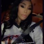 Porsha Williams Guobadia Instagram - At games but don’t play none ! 🤌🏾 Da booskie @iamminglee #GoHawks