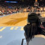 Porsha Williams Guobadia Instagram - At games but don’t play none ! 🤌🏾 Da booskie @iamminglee #GoHawks