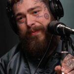Post Malone Instagram - @postmalone will share his rendition of “America the Beautiful” at #SBLVIII. He sat down with @zanelowe, @thedottyshow, and @yourboyeddie to talk about the performance and his upcoming collab with @taylorswift. @NFL @RocNation #AppleMusicHalftime Las Vegas, Nevada