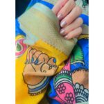 Prachee Shah Instagram - … ज़िंदगी जब भी तेरी बज़्म में लाती है हमें ..💛 . . #mood #simply #me #pracheeshahpaandya #kalamkari
