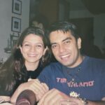 Prachee Shah Instagram - It’s been 18 years of being married , and 22 years of togetherness ❤️ and they sure went by in a blink ! Thank you Universe for the sweetness … ! I love you , and I love the way we understand each others silences , even when we are talking 😂 ( not to be missed - the last pic - a valentines card that I gave ‘him’ back in 2002❣️ & the soundtrack 😇) Happy anniversary @vishwaspaandya 🤗❤️ #happyanniversary