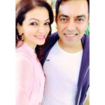 Prachee Shah Instagram - It’s been 18 years of being married , and 22 years of togetherness ❤️ and they sure went by in a blink ! Thank you Universe for the sweetness … ! I love you , and I love the way we understand each others silences , even when we are talking 😂 ( not to be missed - the last pic - a valentines card that I gave ‘him’ back in 2002❣️ & the soundtrack 😇) Happy anniversary @vishwaspaandya 🤗❤️ #happyanniversary