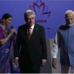 Prachee Shah Instagram - Humbled to have had this opportunity to be the Master of ceremonies at this Historic event ! Thank you Nita Ambani ji for this honour 🙏 Our honourable Prime Minister Shri Narendra Modi ji 🙏 and the IOC President Mr Thomas Bach at the opening ceremony of the 141st International Olympic committee session at the Nita Mukesh Ambani cultural centre in Mumbai . This event has been held in India after a gap of 40 years ! Grandness personified at the magnificent Grand Theatre ~NMACC . Kudos to the entire team ! जय हिंद 🇮🇳 . @narendramodi @nmacc.india #IOC #iocsession #nmaccindia #olympics #narendramodi #nitaambani #pracheeshahpaandya #india #jaihind Nita Mukesh Ambani Cultural Centre