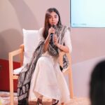 Prajakta Koli Instagram - Day 2 at @cop28uaeofficial speaking for - Powering People to Change | Inspiring Meaningful and Measurable Behaviour Change … 📷- @roverdiaries_ Outfit by @gulabo_jaipur Dubai, UAE